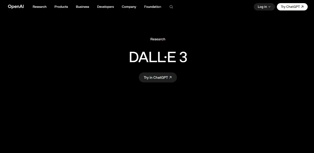 DALL-E 3 tool dashboard interface screenshot 1