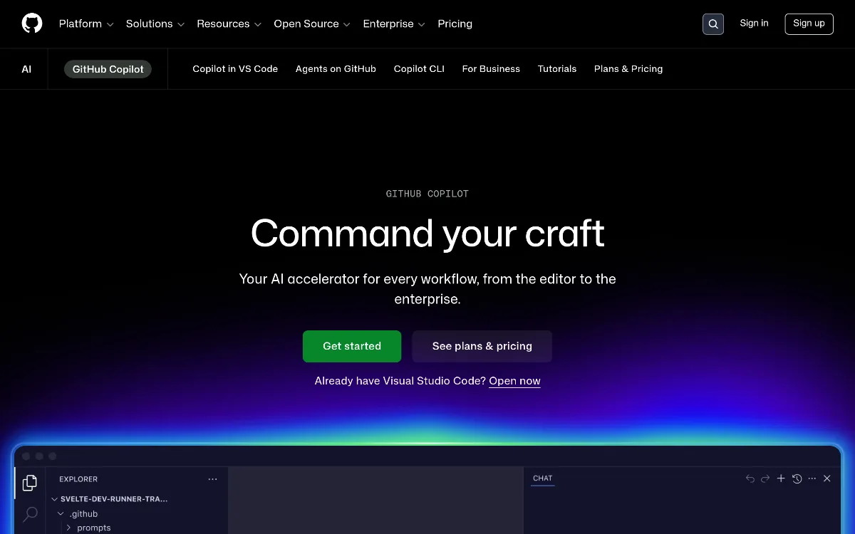 GitHub Copilot tool dashboard interface screenshot 1