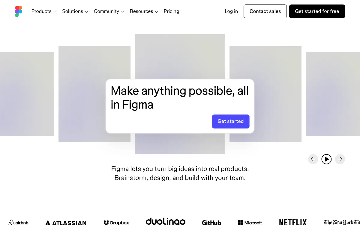 Figma tool dashboard interface screenshot 1