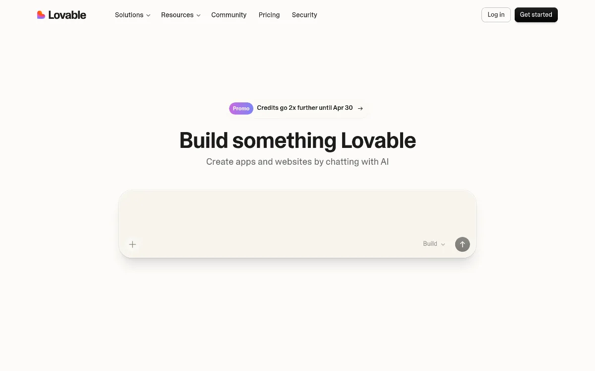 Lovable tool dashboard interface screenshot 1